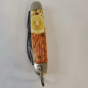 Vintage BOY SCOUTS OF AMERICA Official POCKET KNIFE BSA Scouting Camping Camp - Picture 1 of 13