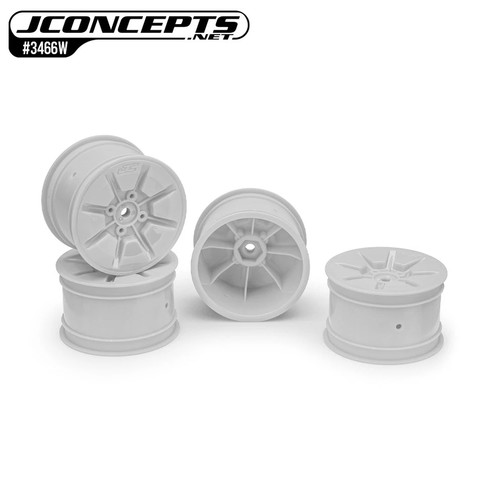 Jconcepts Pioneer REAR 2wd 4wd 2.2 Buggy Wheel White 3466w JCO3466w - Image 1 of 1