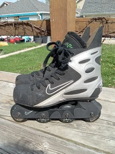 Patines en línea de hockey sobre patines Nike Air Zoom NSANE de colección para hombre talla 12 RARO - Imagen 1 de 13