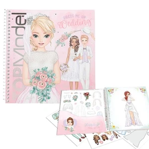 TopModel Dress Me Up WEDDING activity book Fashion design sticker book Weddings - Imagen 1 de 12