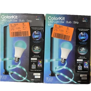 2-Pack Tzumi Aura LED ColorKit 75-Watt Dimmable Multi-Color LED Light Bulb - Picture 1 of 14