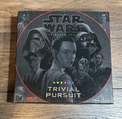 Trivial Pursuit: Star Wars The Black Series Edition Juego de Mesa 100% COMPLETO! Foto 1 de 2