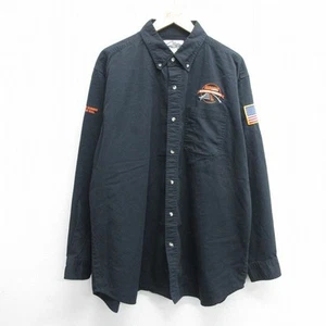 XL Used Long Sleeve Work Shirts Mens INTERMODAL Large Size Length Used SSYR-0 - Picture 1 of 10