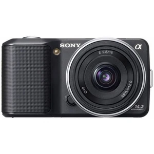 Sony SONY NEX-3 Delgado Gran Angular Lente Kit Negro NEX-3A/B - Imagen 1 de 3