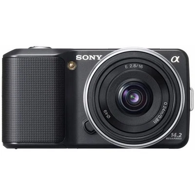 Sony SONY NEX-3 Delgado Gran Angular Lente Kit Negro NEX-3A/B - Imagen 1 de 3