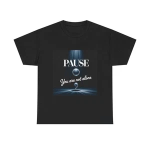 Embrace the Pause Tee - Unisex Heavy Cotton T-Shirt, , Psychische Gesundheit - Bild 1 von 5