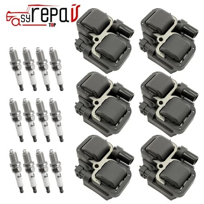 6X Bobina de encendido + bujía de iridio para Chrysler Crossfire 1998-2008  Foto 1 de 4