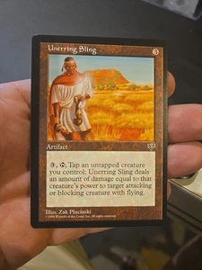 MTG Mirage Unerring Sling Never Played Nm - Picture 1 of 10