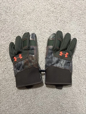 Under Armour Speed Freek Camo Gloves Mossy Oak Treestand Large - Image 1 of 3