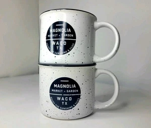Magnolia Market + Garden Waco TX Taza de café Granja Joanna Gaines Lote de 2 - Imagen 1 de 13
