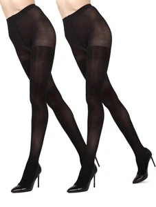 Collant MeMoi Control Top Nero Opaco CONFEZIONE DA 2 Collant MJB-100 Taglia S/M - Foto 1 di 3