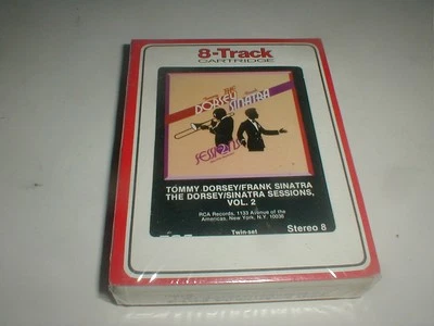Tommy Dorsey Frank Sinatra SESSIONS Twin 8 Track Tape SEALED 1982 Big Band Swing - Image 1 of 4
