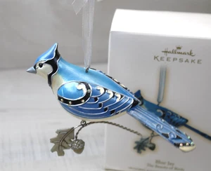 Hallmark Keepsake Adorno de Navidad Belleza de Pájaros Blue Jay Nuevo 2007 - Imagen 1 de 9