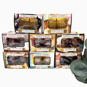 Yankee Candle Tealights One Box of 12 Choice Of Scents 7 Scents Available NOS - Picture 1 of 16