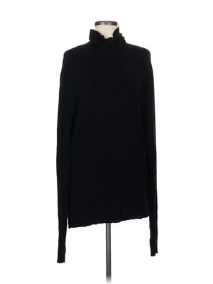 Suéter de cuello alto negro para mujer Yuka M Foto 1 de 4