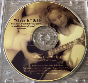 Kristy Thirsk - Over It - 2004 Maple/Universal PROMO CD Canada / Delerium - Foto 1 di 1