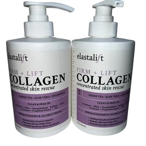 2x Elastalift Collagen Firm + Lift Face & Body Moisturizer 15oz Firming Cream - Picture 1 of 2