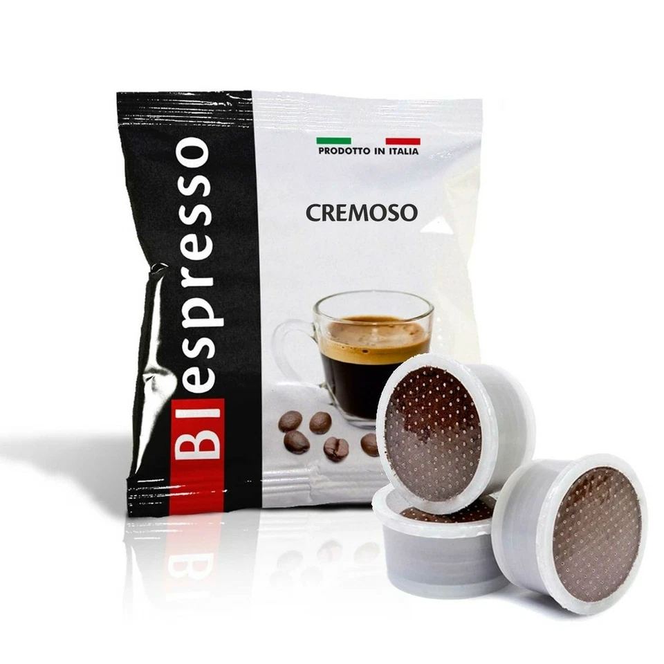 100 Capsule Cialde Caffe caffe Compatibili KIMBO ILLY UNO SYSTEM Miscela Cremoso