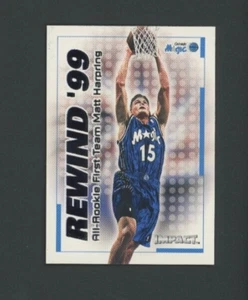 1999-00 Skybox Impact Rewind '99 Matt Harpring #34RN casi nuevo-como nuevo - Imagen 1 de 1