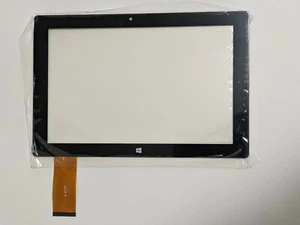 Nuevo vidrio digitalizador de panel de pantalla táctil de 10,1 pulgadas con cinta flexible ZHC-0568B EE. UU. - Imagen 1 de 3