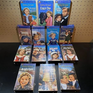 Shirley Temple VHS Lot Of 14 Fox Video Family Feature - Used- Free Shipping - Picture 1 of 6