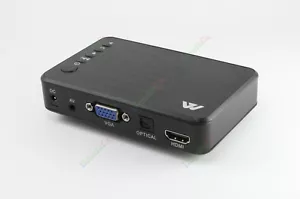 Reproductor de medios US 1080P USB HDMI HD RMVB MP3 SD MMC SDHC MKV MPEG JPG AVI - Imagen 1 de 11