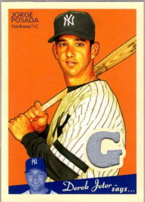 Jorge Posada Card 2008 Upper Deck Goudey Memorabilia #PO - Image 1 of 2