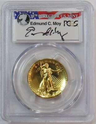 2009 GOLD $20 MOY SIGNED ULTRA HIGH RELIEF UHR PCGS MINT STATE 69 - Image 1 of 2