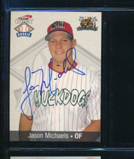 1999 TeamBest #5 Jason Michaels Batavia Muckdogs Signed Autograph (DO33) SWSW6