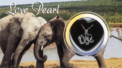 Elefante ~ Juego de collar de perlas Love Wish Culture Pearl 16" Collar  Foto 1 de 2