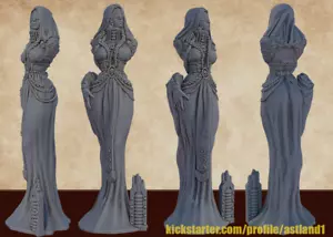 statue hauteur 15 cm avec piedestal - Foto 1 di 1