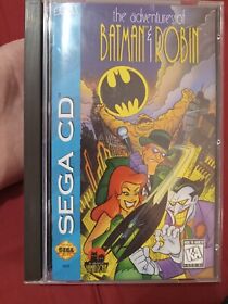Adventures of Batman & Robin (Sega CD, 1995)w/ Mint Disc & Registration Card