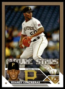 2023 TOPPS SERIE 2 GOLD /2023 Roansy Contreras Pittsburgh Pirates #559 R80 - Picture 1 of 2