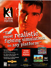 K-1 The Arena Fighters Fighting Simulation 1997 Vintage Video Game Sony Print Ad