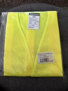 Port West 2 Band High Visibility Vest Size Small / Medium - Picture 1 of 4