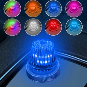 1x Accesorios de lámpara brillante ambiental con luz interior LED USB para automóvil atmósfera de neón - Imagen 1 de 12