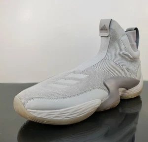 ADIDAS NEXT LEVEL 2020 Basketball Men’s Size 15  Grey Knit Laceless Shoes FU7304 - Picture 1 of 12