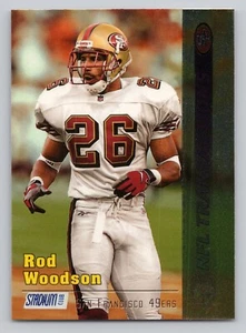 1997 Stadium Club Rod Woodson 220 San Francisco 49ers Hof Card Topps - Picture 1 of 2