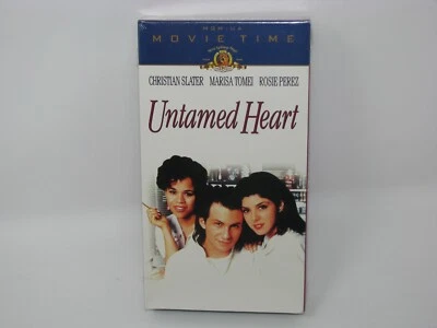 Untamed Heart (VHS, 1997, Movie Time) Marisa Tomei MGM Home Video Watermark Foto 1 de 4