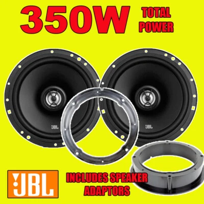 VW Beetle 1997 - 2010 JBL 17cm 6.5" 350 Watts Front Door Speakers & Brackets - Image 1 of 4