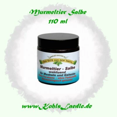 Murmeltier Salbe - 110ml - Das Gute aus dem Inntal. - Bild 1 von 3