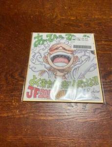 One Piece Eiichiro Oda Duplicate Autographed Shikishi Jump Festa 2025 Official - Picture 1 of 1