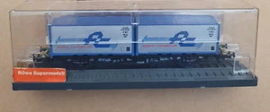 Vagón contenedor doble Röwa HO 2331. Atlantic Container Line. Supermodelo Rowa - Imagen 1 de 5