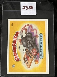 1985 Topps Garbage Pail Kids Card Series 2 OS2 Glossy Back GPK Matt Ratt 66a