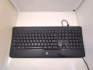 Logitech K800 Rechargeable Wireless Keyboard For Repair/Parts Blinking Red READ - Picture 1 of 4