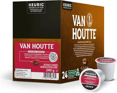 Van Houtte Chocolate Raspberry Truffle Coffee 24 to 144 K cups Pick Any Size - Image 1 of 4