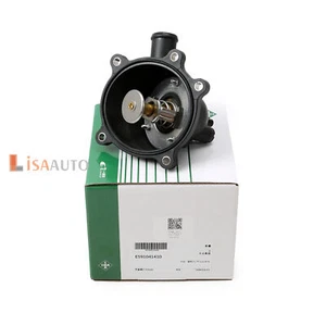 INA Engine Coolant Thermostat Fit For AUDI A6 C6 Avant A8 Q7 4.2L 5.2L 2006-2010 - Picture 1 of 7