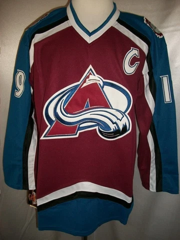 Joe Sakic Colorado Avalanche Burgundy "1999-2007 Throwback" CCM NHL Jersey Cover