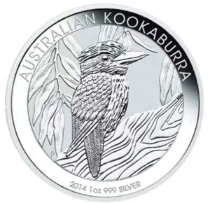 1 Oz 999 Silver Australian Kookaburra 2014 Perth Mint Bullion Coin - Picture 1 of 2