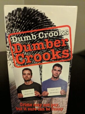 Dumb Crooks Dumber Crooks VHS 1997 Cops TV Show Mondo *BUY 2 GET 1 FREE* - Image 1 of 2